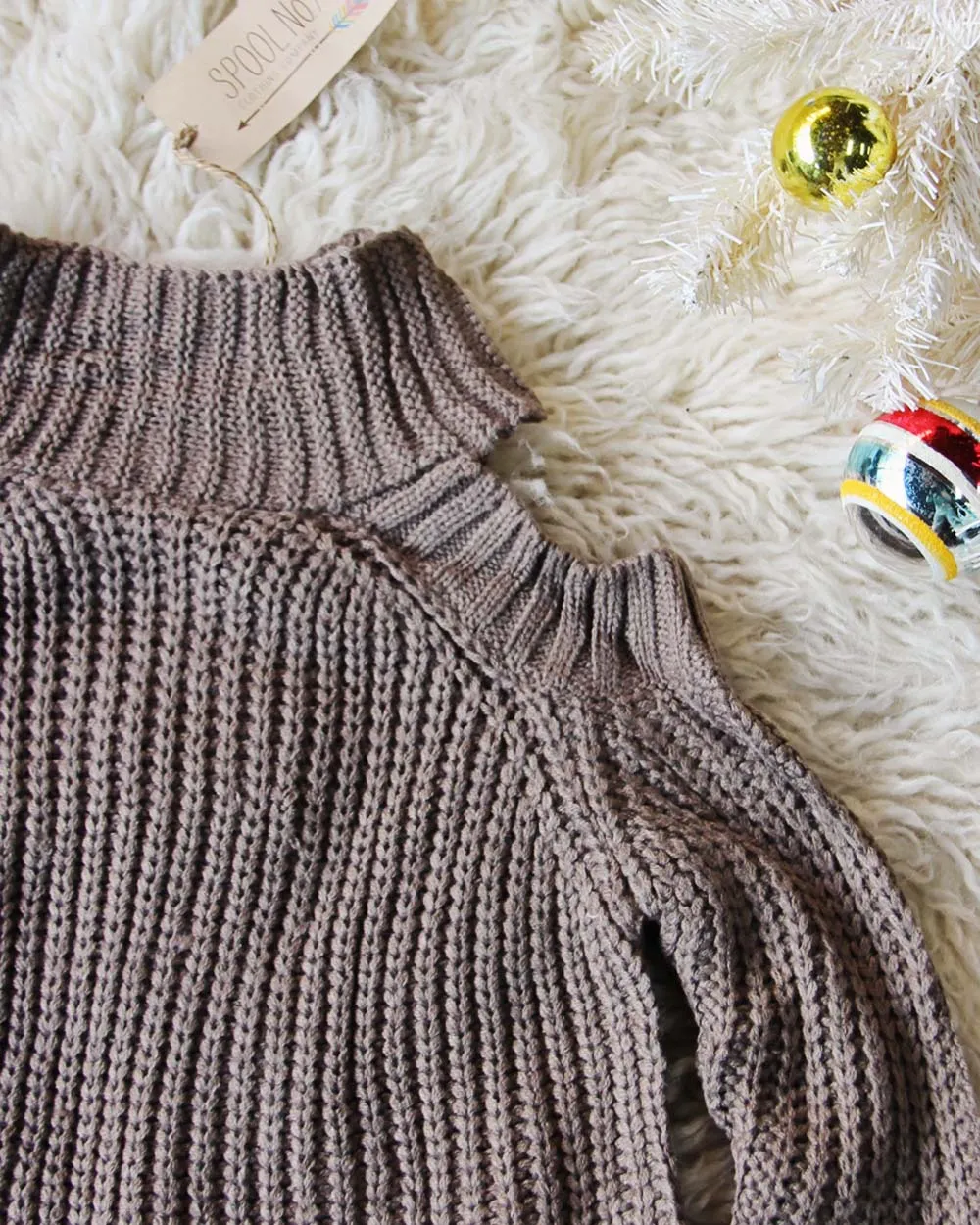 Toasty Knit Sweater in Taupe