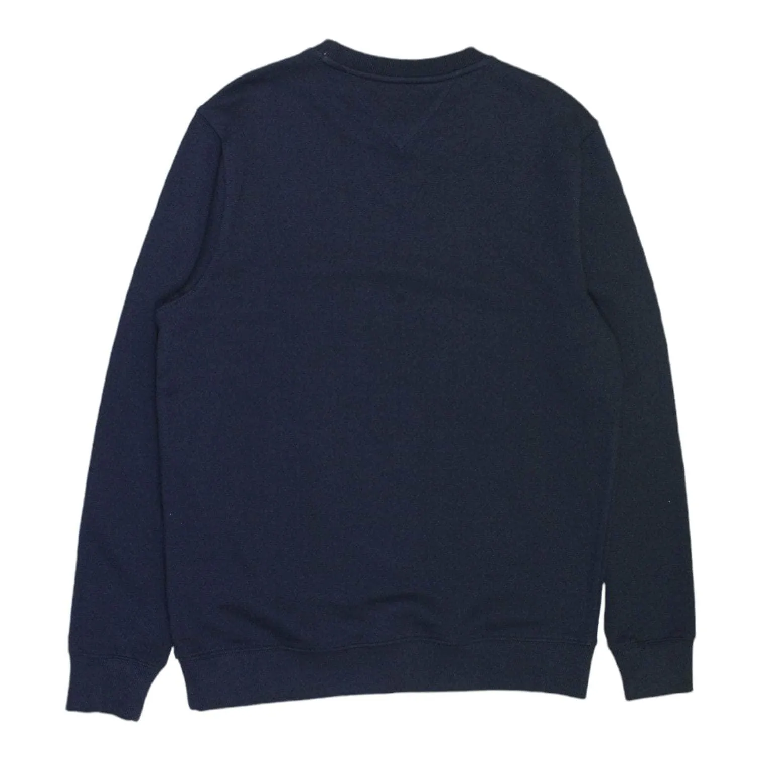 Tommy Jeans Navy Flock Logo Sweatshirt