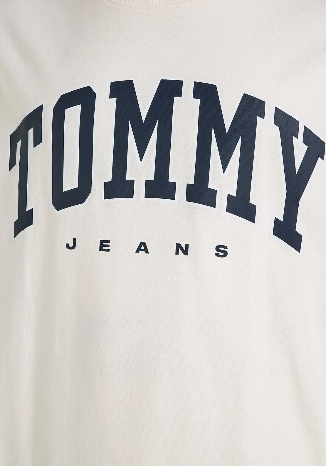 Tommy Jeans Varsity Arch T-Shirt, Ancient White