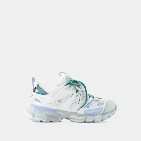 Track Sneakers - Balenciaga - Synthetic - White/Blue/Grey