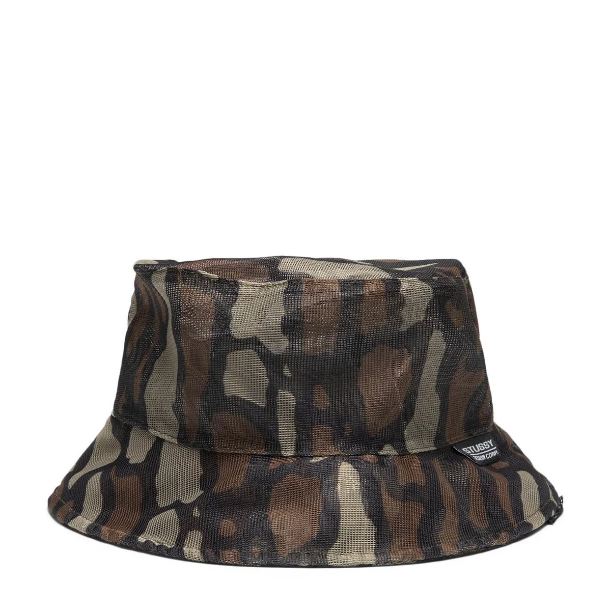 TREE BARK MESH BUCKET HAT Camo