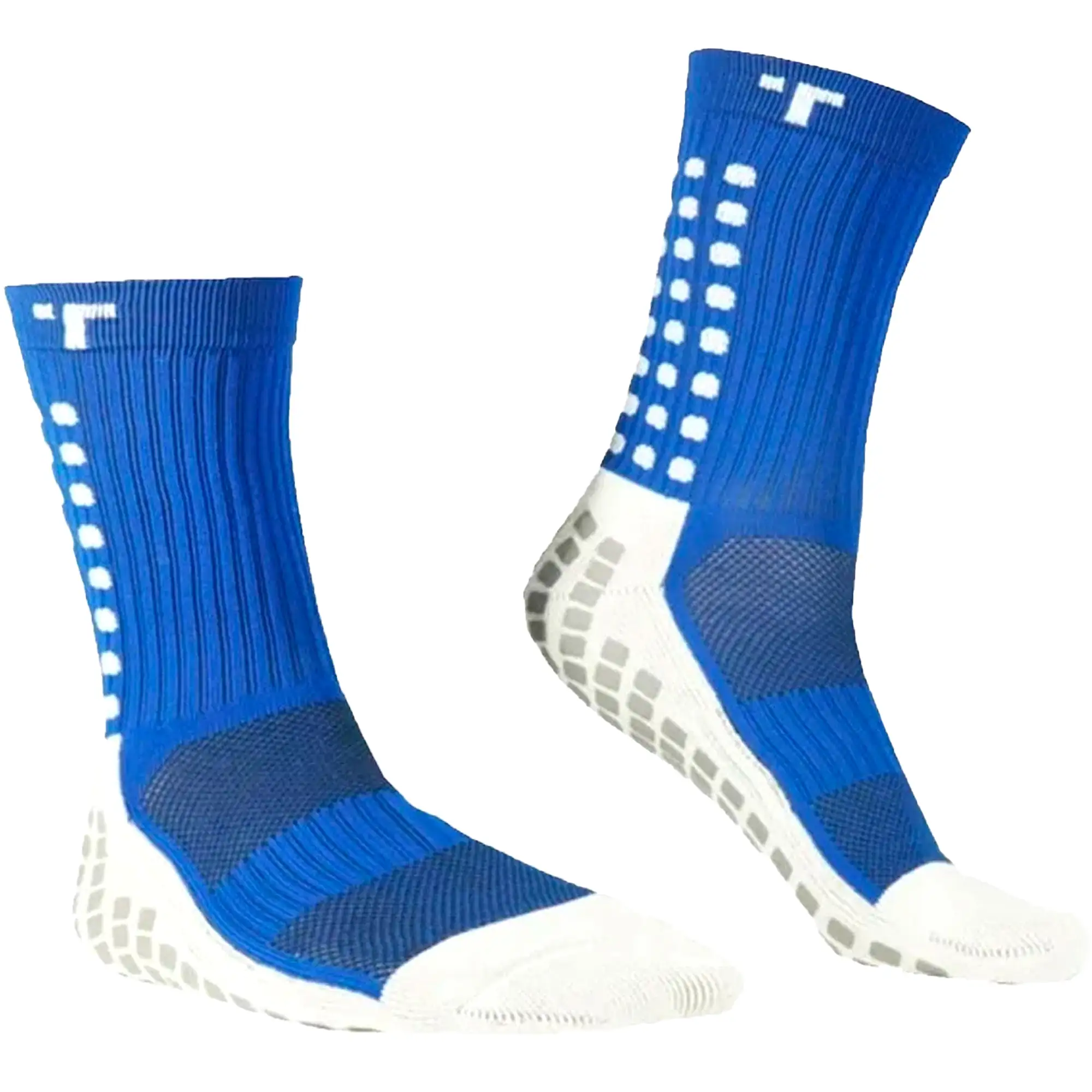 TRUsox 3.0 Mid-Calf Cushioned Grip Socks Royal