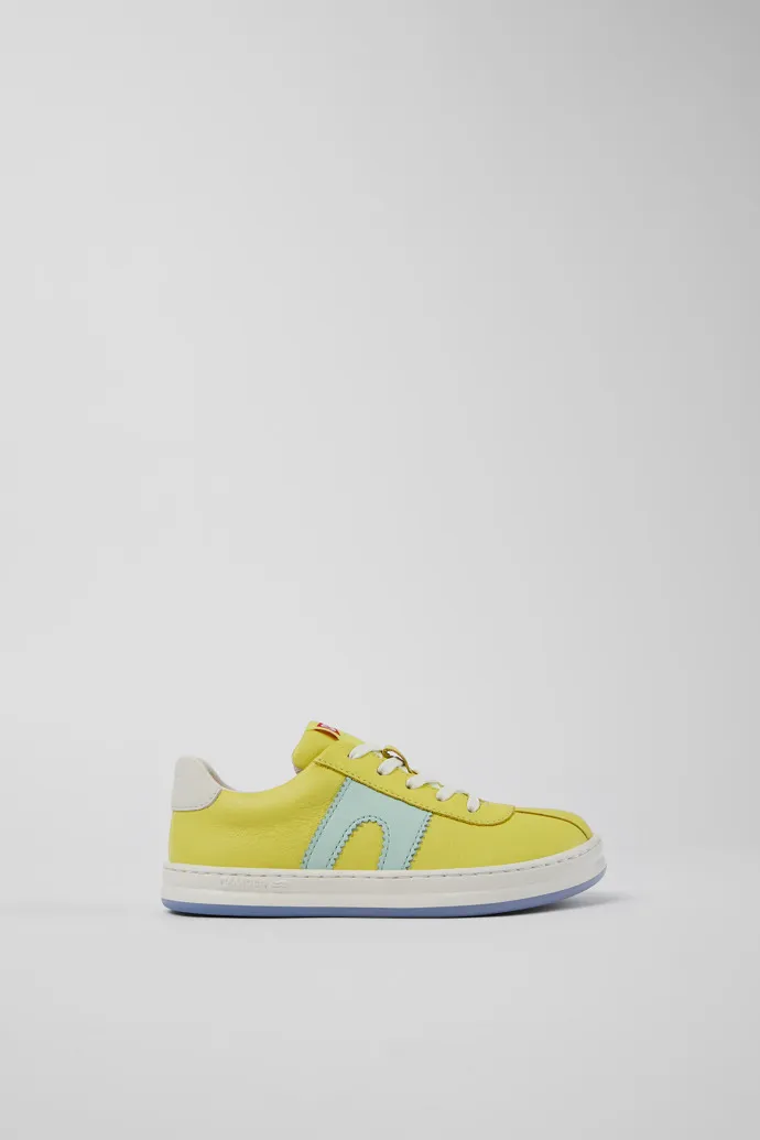 Twins Yellow Leather Sneaker