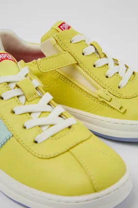 Twins Yellow Leather Sneaker