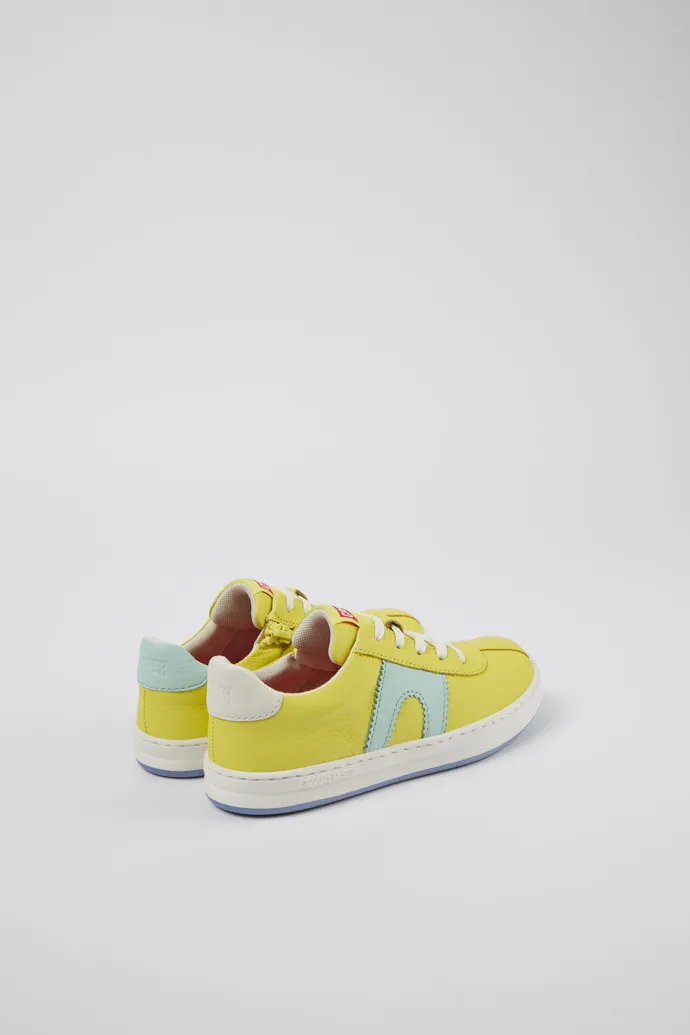 Twins Yellow Leather Sneaker