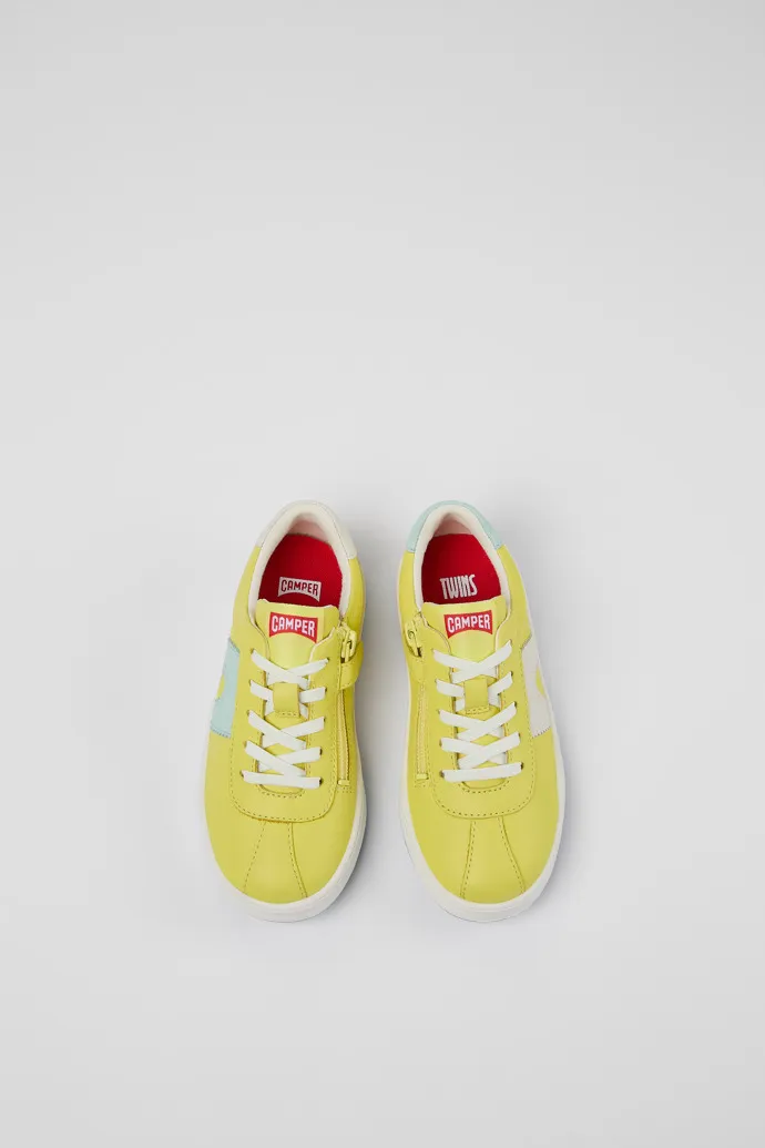 Twins Yellow Leather Sneaker