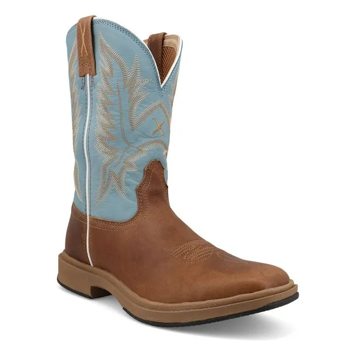 Twisted X Men's 11 Inch UltraLite X Boot Ginger & Sky Blue