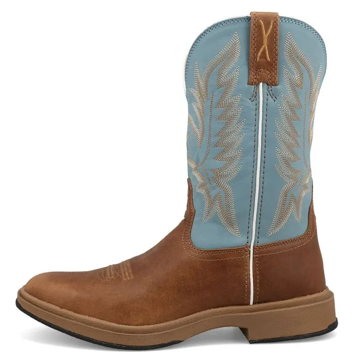 Twisted X Men's 11 Inch UltraLite X Boot Ginger & Sky Blue