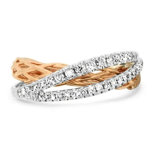 Two Tone Diamond Ring