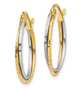 Two Tone Hoops