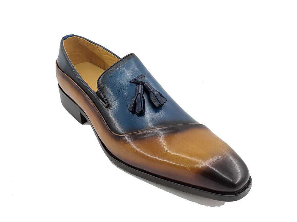 Two Tone Tassel Loafer