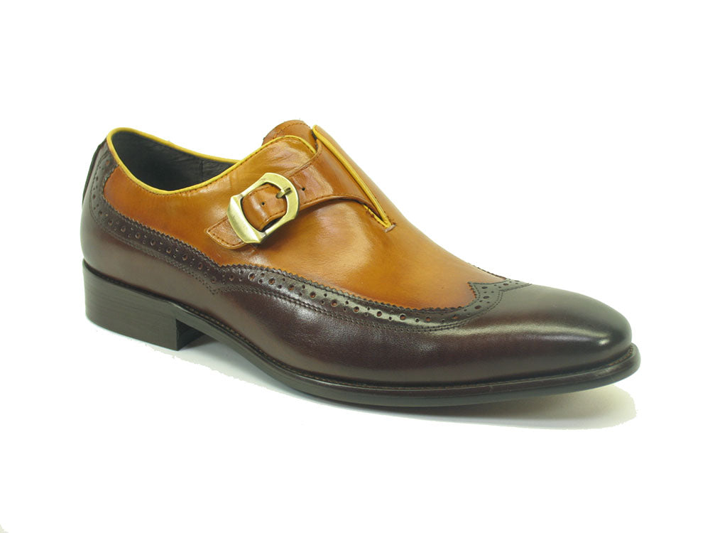 Two Tone Wingtip Buckle Loafer