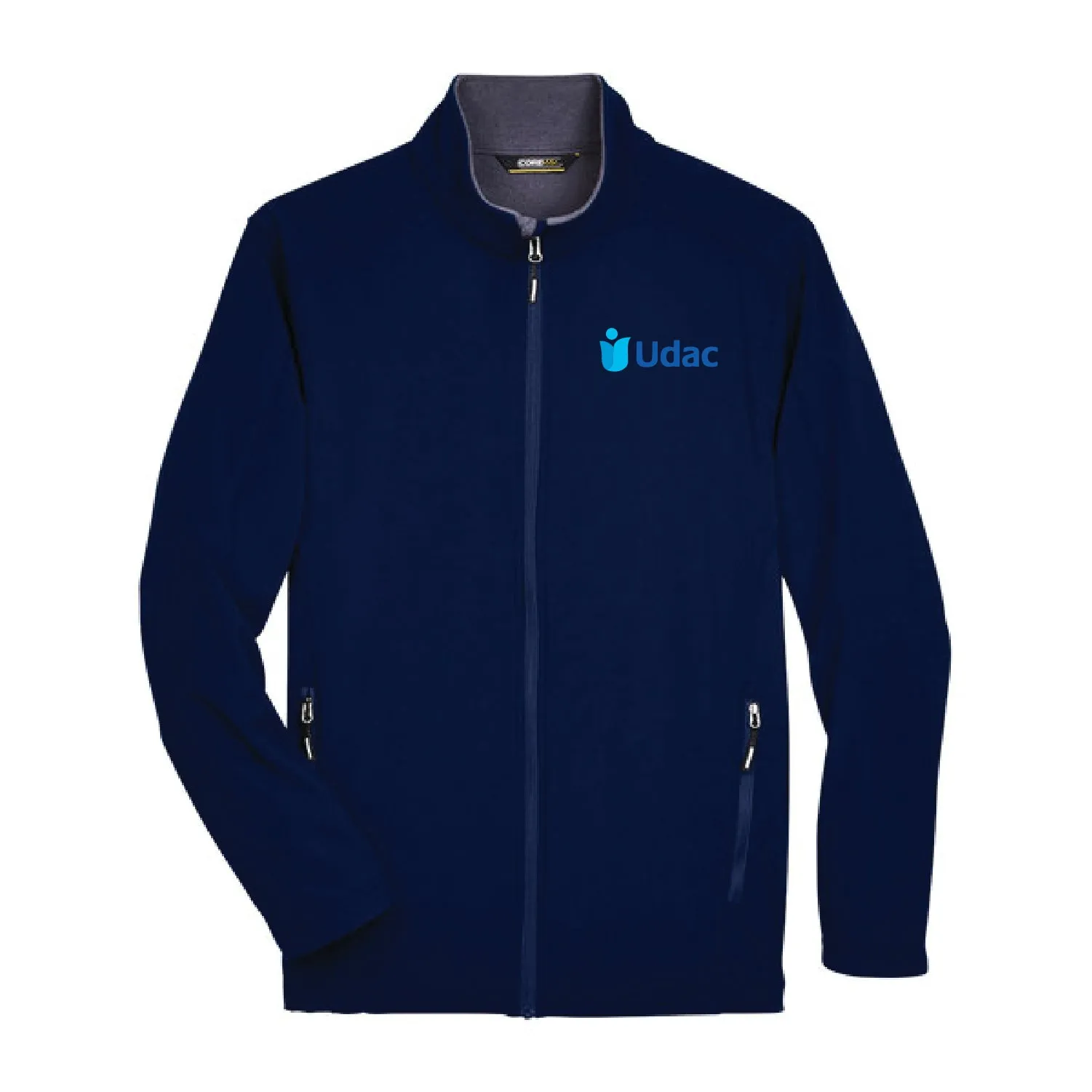 UDAC Men's Cruise Two-Layer Fleece Bonded Soft Shell Jacket