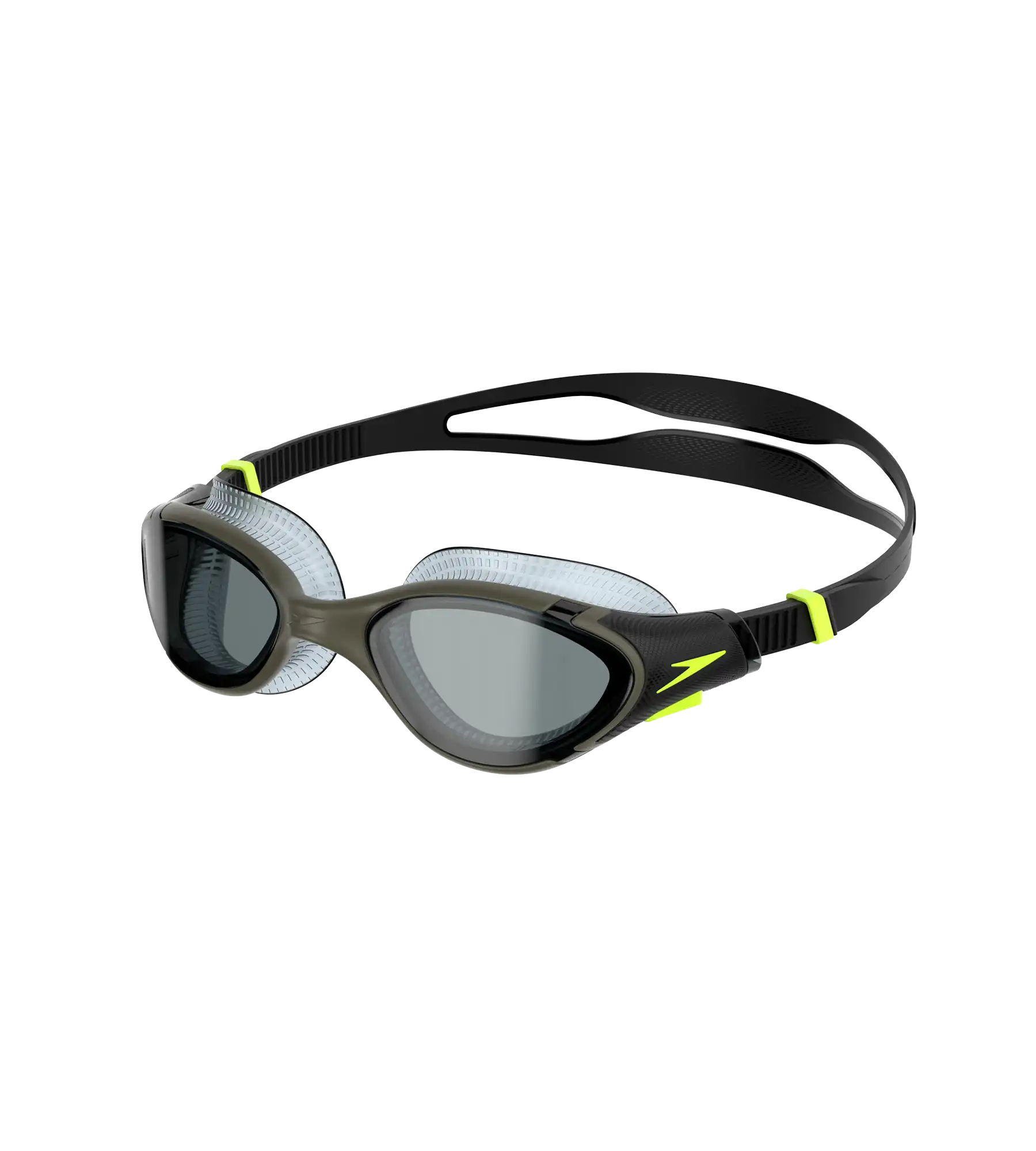 Unisex Adult Biofuse 2.0 Pol Tint-Lens Swim Goggles - Black & Green