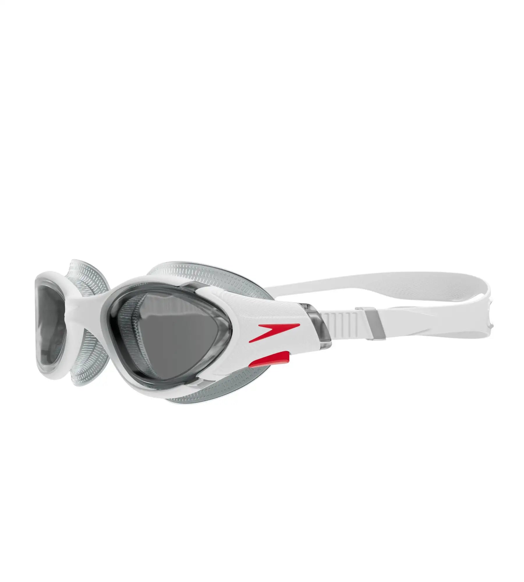 Unisex Adult Biofuse 2.0 Smoke-Lens Swim Goggles - White & Smoke