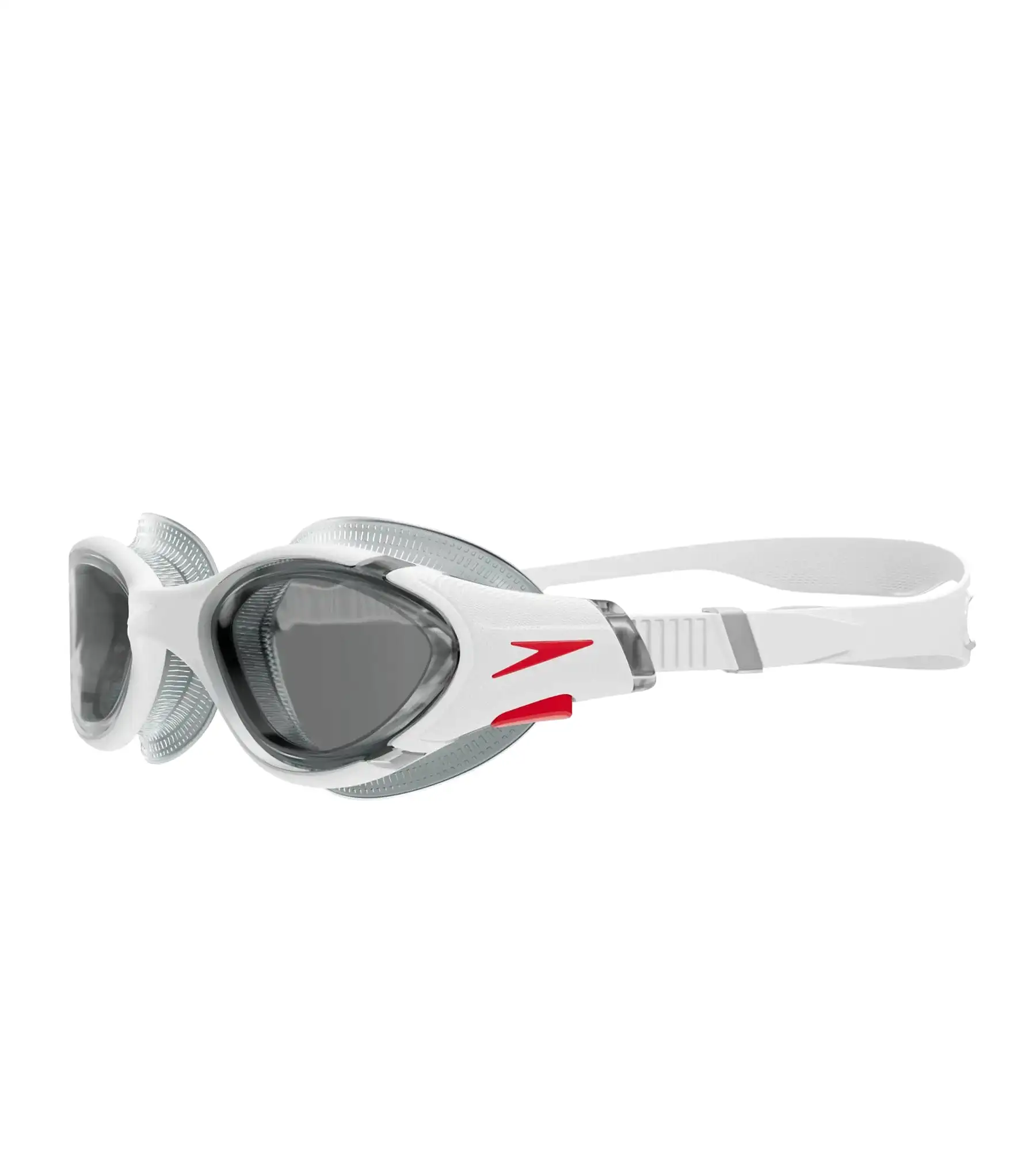 Unisex Adult Biofuse 2.0 Smoke-Lens Swim Goggles - White & Smoke