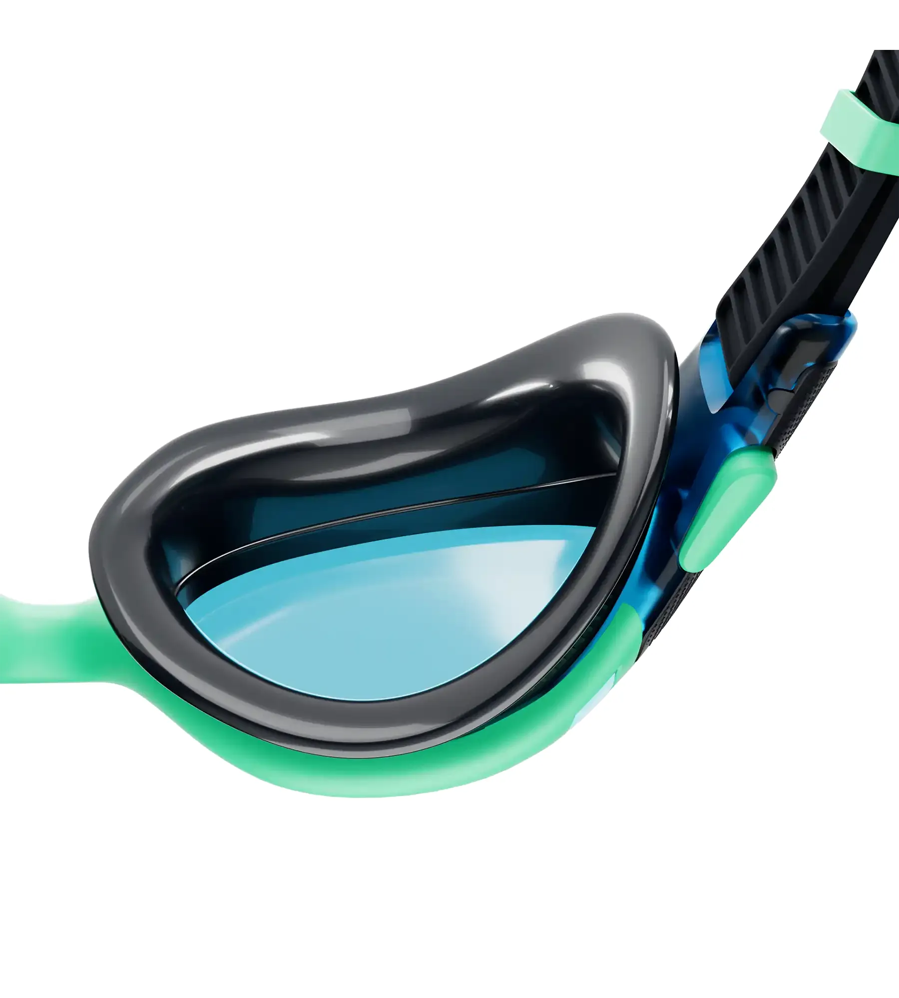 Unisex Adult Biofuse 2.0 Tint-Lens Swim Goggles - Green & Blue