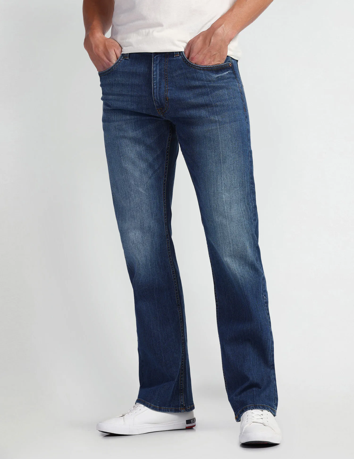 U.S. Polo Assn. Denim Co. Connor Boot Cut Blue Jeans