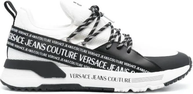 Versace Jeans Couture logo-tape low-top sneakers White