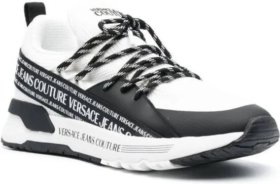 Versace Jeans Couture logo-tape low-top sneakers White