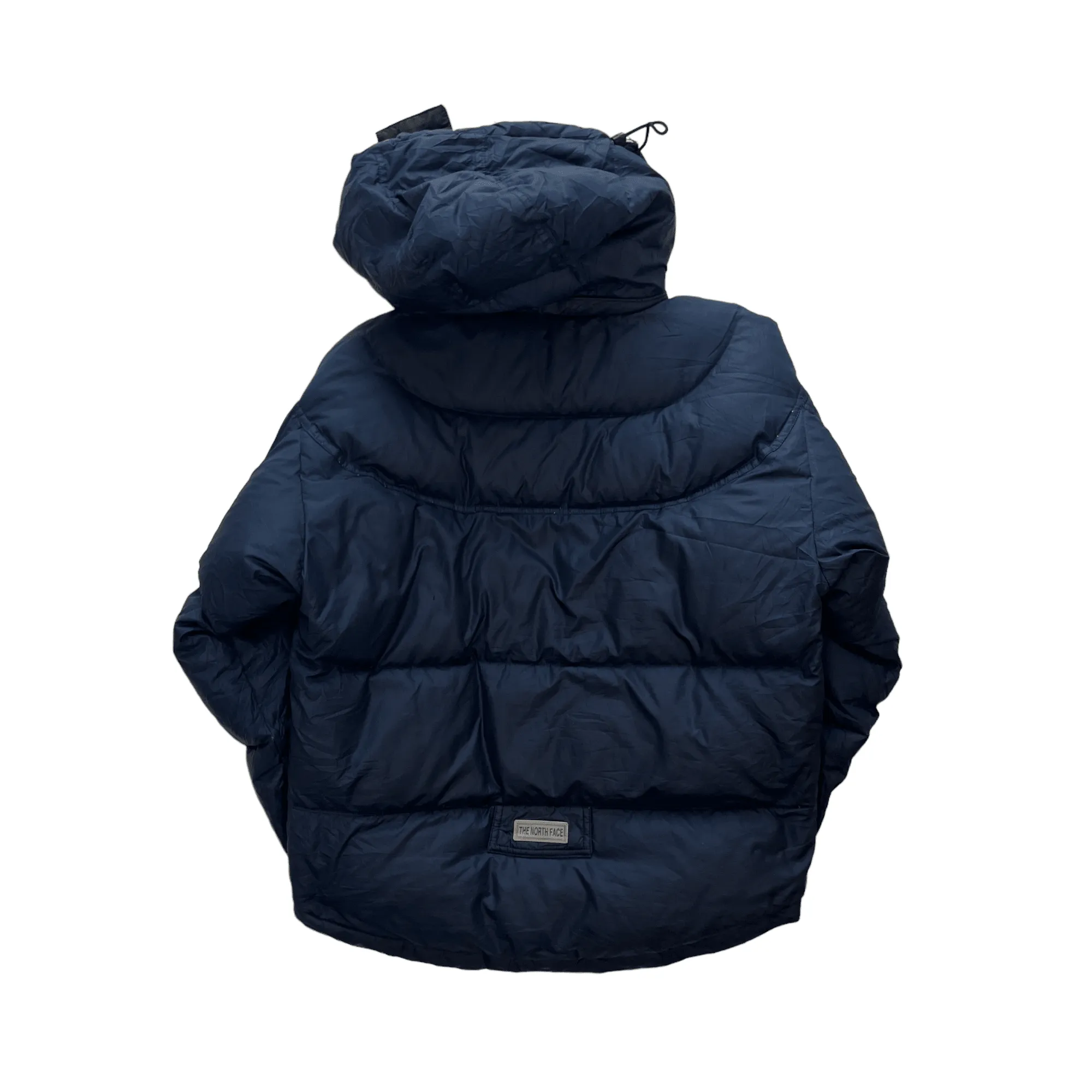 Vintage Navy Blue The North Face (TNF) Puffer Coat - Small