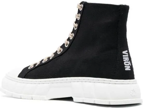 Virón 1982 Wave high-top sneakers Black