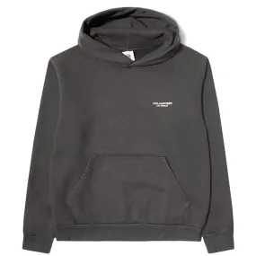 V&R NO.001 OVERSIZED FIT HOODIE Charcoal Black