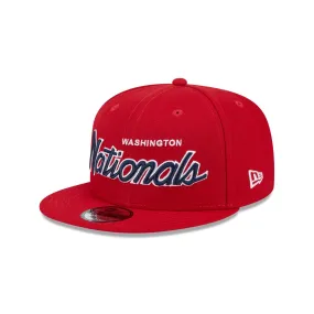 Washington Nationals Wordmark 9FIFTY Snapback Hat