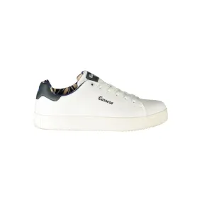 White Polyester Sneaker