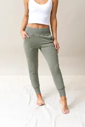 Wide Waist Band Stay In Joggers