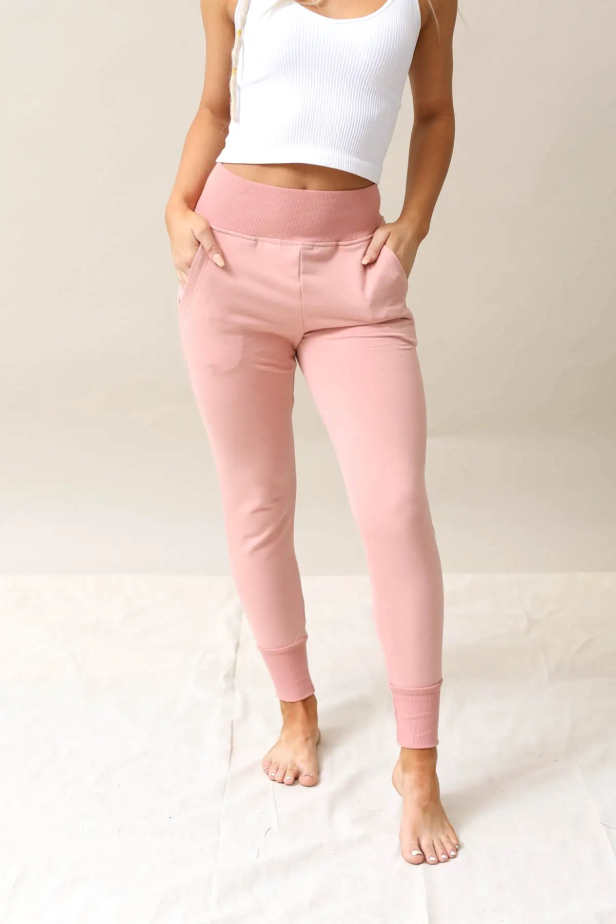 Wide Waist Band Stay In Joggers