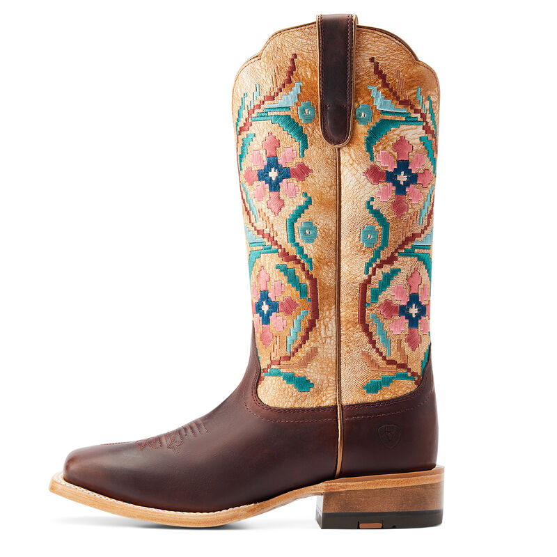 Women's Frontier Daniella Western Boot in Tan