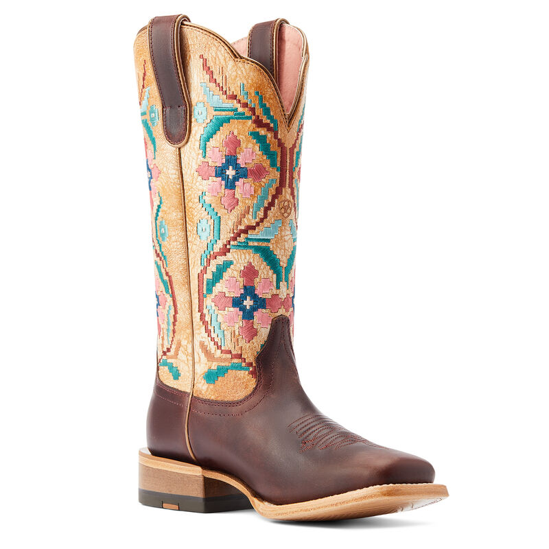 Women's Frontier Daniella Western Boot in Tan