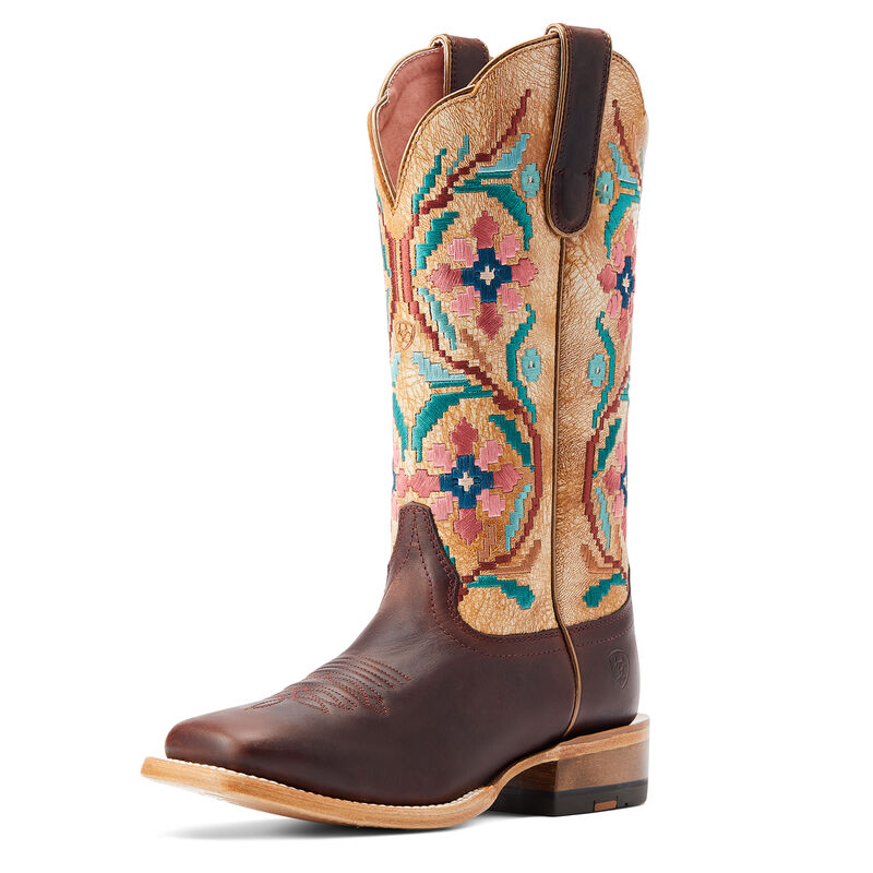 Women's Frontier Daniella Western Boot in Tan