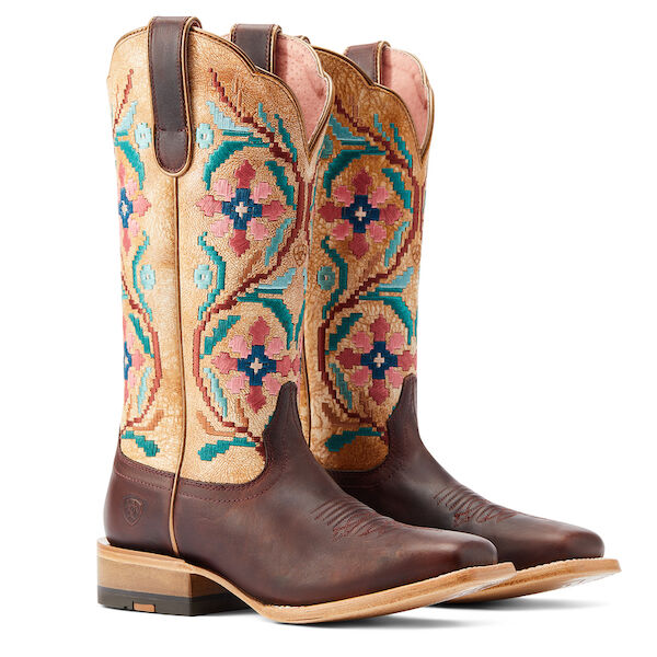 Women's Frontier Daniella Western Boot in Tan