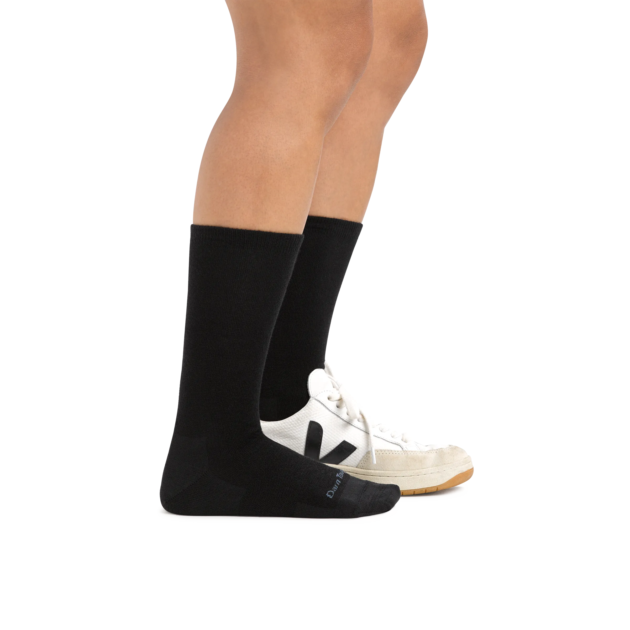 Women's Solid Basic Crew  Lightweight Lifestyle Sock